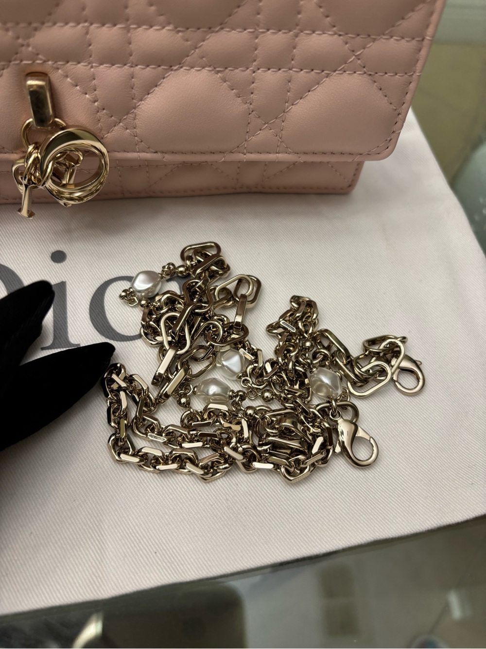 Authentic Brand New My Dior Mini Bag
Powder Pink Cannage Lambskin - Picture 8 of 16